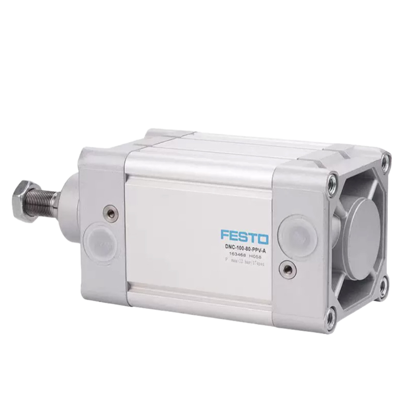 FESTO DNC32-25-PPV-A 163305 dubbelwerkende luchtcilinder 32 mm boring 25 mm slag met PPV verstelbaar kussen