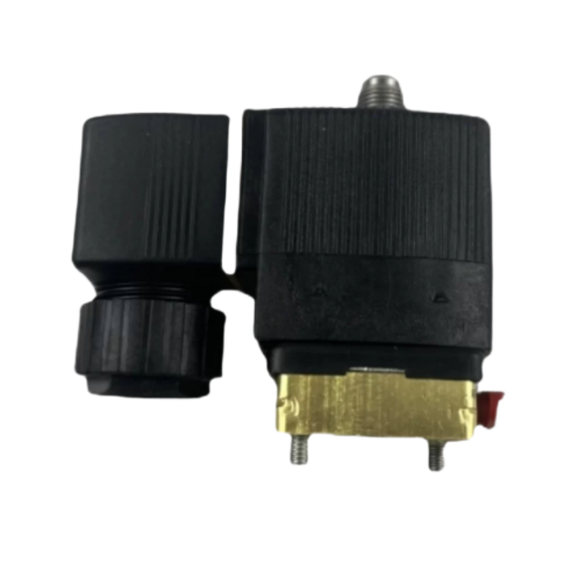 NBR-dichtingsmateriaal Pneumatisch magnetoventil DC24V Spanning 3 weg normaal gesloten industriële automatiseringscontrole 125367