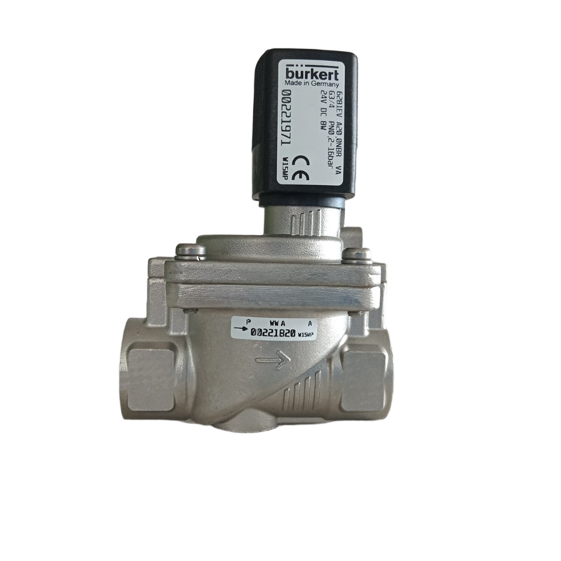 2weg normaal geopend pneumatisch magnetoventil met een temperatuur van 0°C tot 120°C FKM en openingsgroottes 20 mm Voor gebruik 00221971