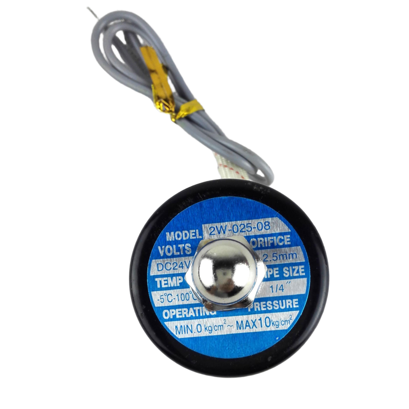 2.5 mm Stroomsnelheid Pneumatische magnetoventil met rechtstreeks werkend bewegingspatroon en temperatuur -5°C tot 80°C 2W-025-08
