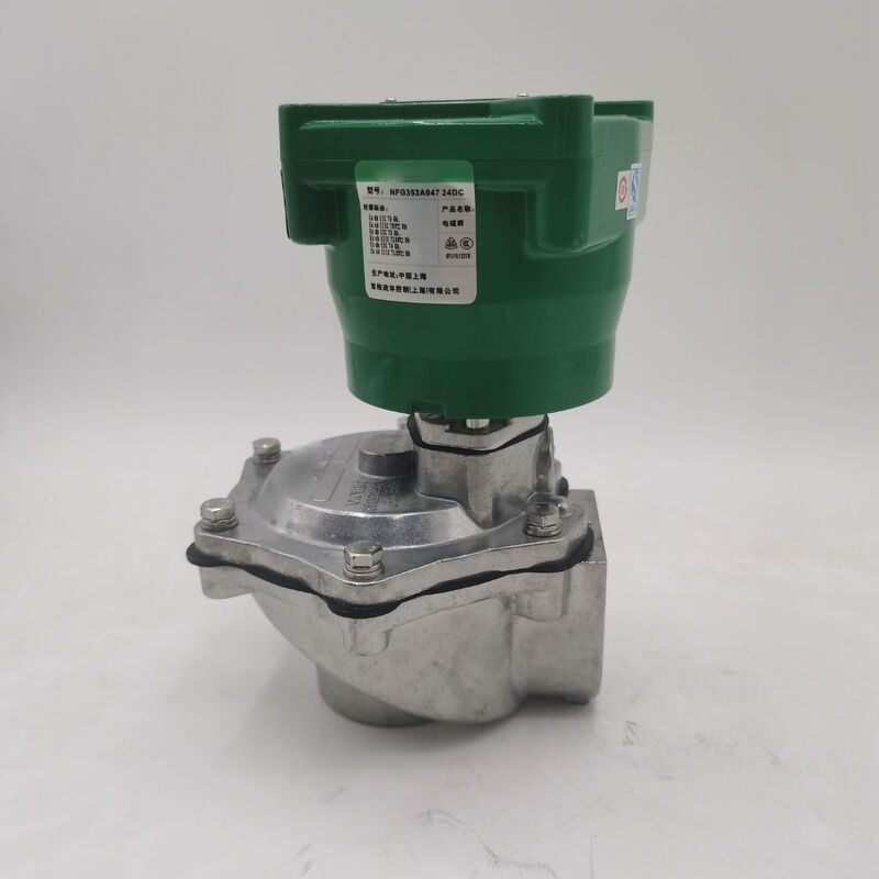 NFG353A047 Explosiebestendige pulsklep 1 inch IP67 Behuizing Rating ASCO Solenoïde klep Gebouwd voor cryo-vloeistof media Biedt uitgangsspanning Voldoende om 4 adapters aan te drijven