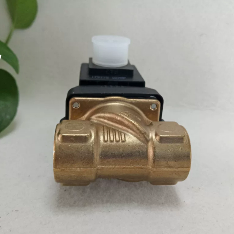 AC220V 8W origineel Burkert 00221605 6213 NC-magneetventiel, G1/2-poort 13 opening NBR-pakking, messing behuizing, werkend bij -10 ℃ tot 80 ℃ 0-10 bar