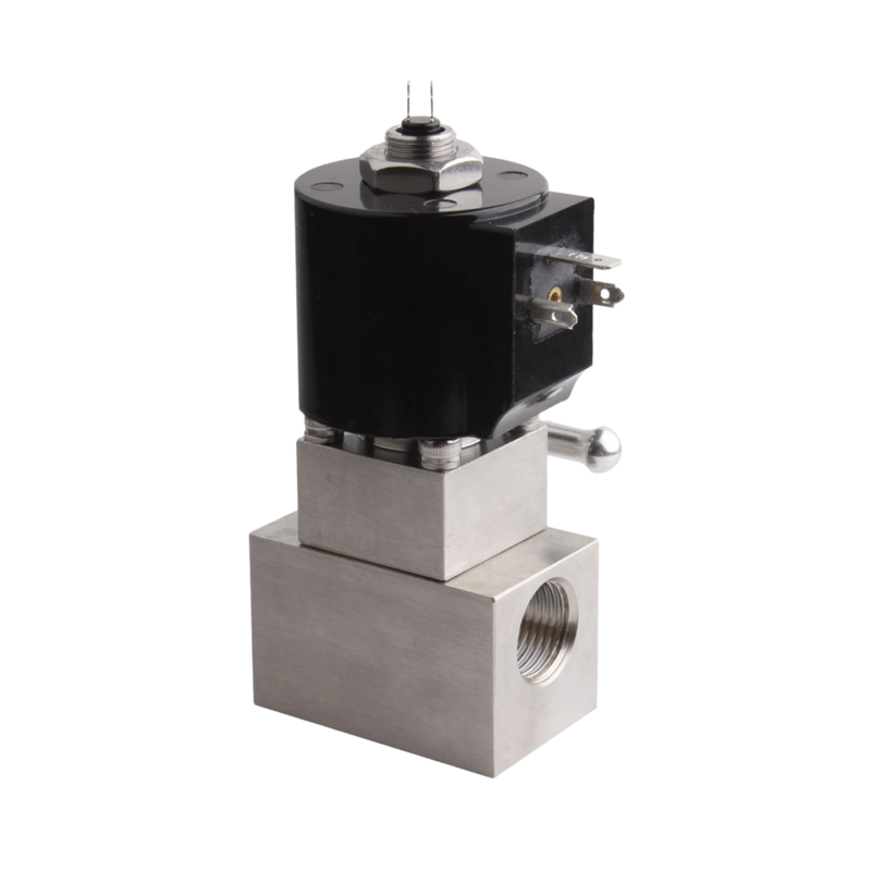 8.7BAS080B01 2/2-weg pneumatisch magnetoventil met een carrosserie van 304 van roestvrij staal en een poortgrootte van 1/8'