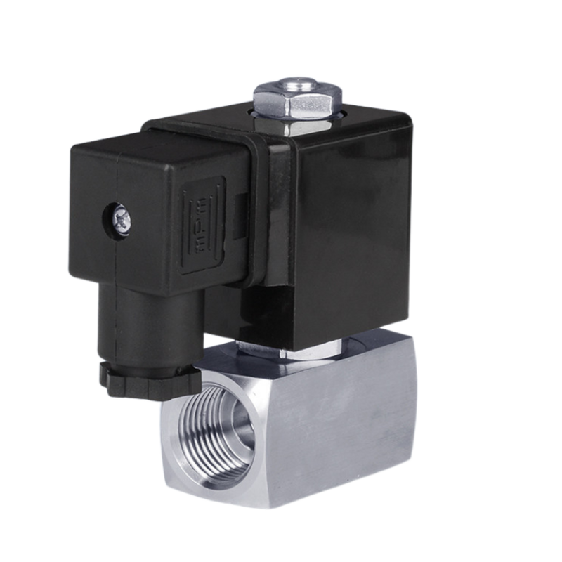 2weg normaal gesloten pneumatisch magnetoventil PTFE afdichting materiaal 25mm opening grootte 1′′ poortgrootte Druk 6 tot 120 bar 24VAC