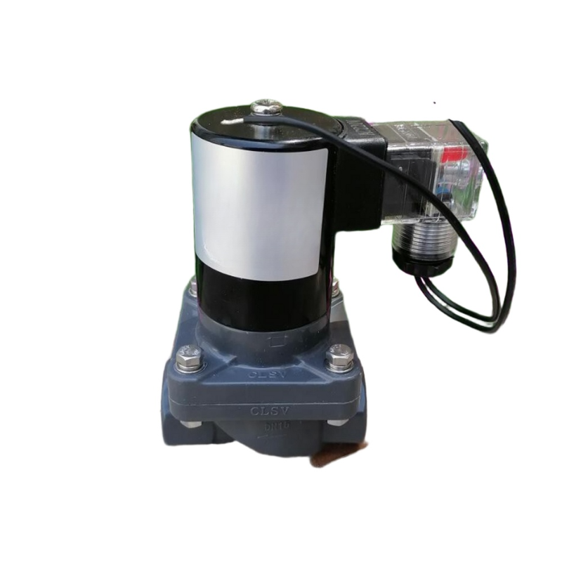 UPVC-carrosseriemateriaal Pneumatisch magnetoventil FF1U50B50 Geschikt voor chemische werkmiddelen