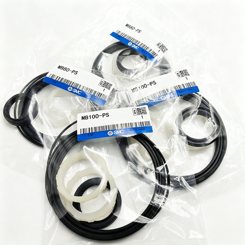 Pneumatische cilinderservice kit SMC MB63-PS Volledige set afdichtingsassemblage Vaste luchtlek voor MB-serie Dubbelwerkende kraakband Luchtcilinder vervanging