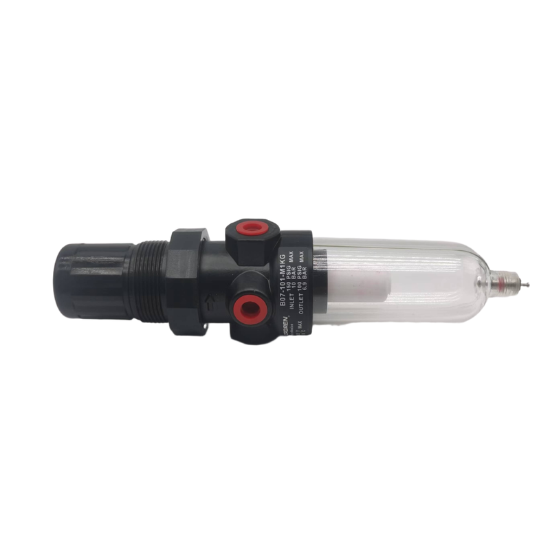 NORGREN B07‐101‐M1KG B07‐201‐M1KG B07‐205‐M1MG Modulaire mini-compressluchtbehandelingsunit Meerdere G-draadpoortopties Vervangbare 5 μm cartridge voor hulpapparatuur Pneumatische modules