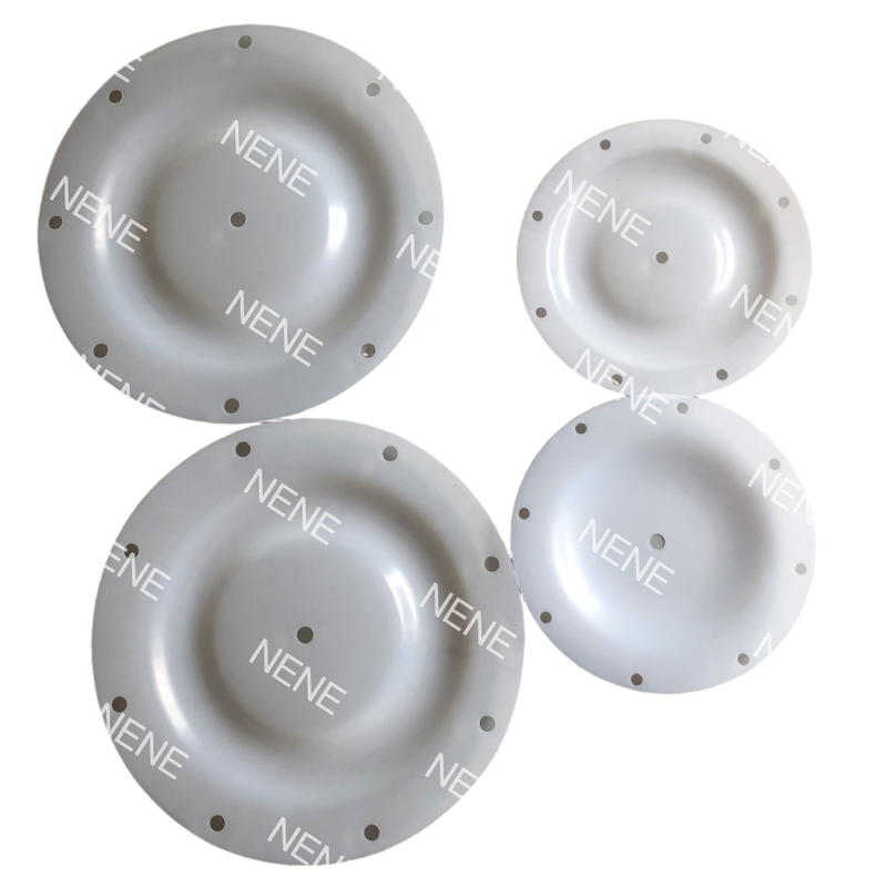 125 mm Buitendeurs zonder gat wit kleine pomp reserve diafragma QBY3-15 QBY3-20 lucht bediende diafragmacomponent