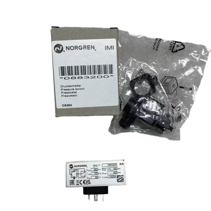 IMI NORGREN 0883200 Pressure Switch 10 to 160bar Pressure Interlock Controller for High Pressure Fluid Pipeline