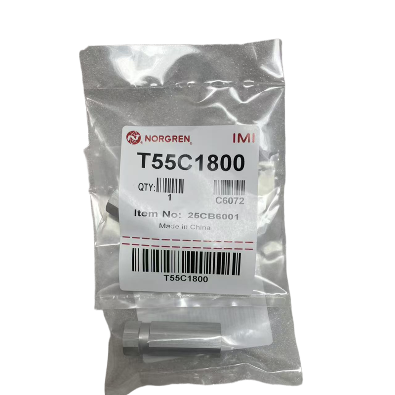 IMI Norgren T55C1800 Kleine niet-terugkeerkleppen G1/8 BSPP-draad Mini pneumatische controleventil voor precisie-automatiseringsapparatuur