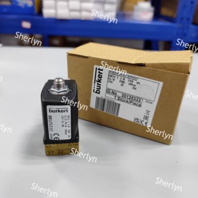 Burkert 00125334 Twee-positie Drie-weg Magneetventiel 6014 Serie C Normaal Gesloten G1/8 Messing Ventielhuis