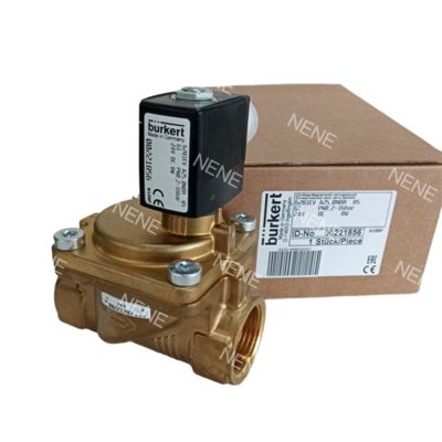 6281 Burkert Magneetventiel 00221845 G1/2 2/2 Normaal Gesloten 13.0 Doorlaat NBR Afgedicht Messing Ventielhuis AC24V 8W 0.2-16bar