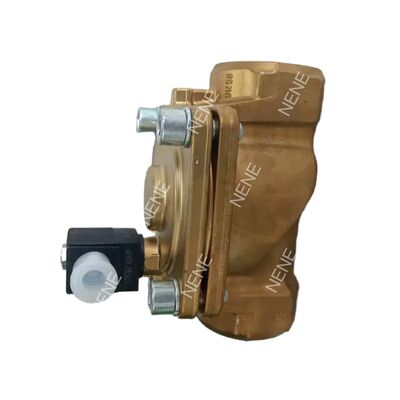 Messing lichaam materiaal Solenoïde klep AC220V 8W 00221955 BURKERT NBR Seal 6281 Type G3/4 2/2, meestal gesloten met handmatige bediening 13.0 Stroomgat 0.2-16bar
