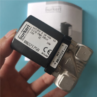 6213 Type G3/8 2/2 Normaal gesloten 00221758 00221759 00221761 Burkert van roestvrij staal