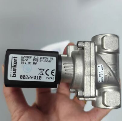 '00322529 '00322530 '00322531 Burkert elektrisch ventiel type 6281 G1/4 2/2 normaal gesloten roestvrij staal AC24V 8W