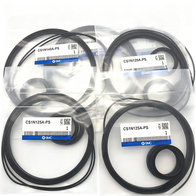 SMC Pneumatische cilinder servicepakket CS1/CS2‐160A‐PS Duurzame afdichtingsonderdelen vervangen versleten afdichtingen om de zware ladingcilinder gestaag in productie te houden