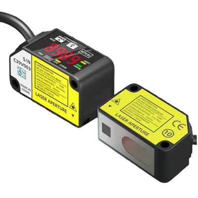 HG-C1050 Rode Klasse 2 Laserverplaatsingssensor Analoge Spanning Stroom Uitgang Compacte Behuizing DC24V Voeding Voor Industriële Online Meting